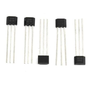 A3144 (44E)  Hall effect sensor TO-92S เป็นเซ็นเซอร์วัดความเร็วรอบมอเตอร์ 4.5 -24V สินค้าพร้อมส่ง