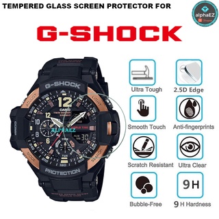 Casio G-Shock GA-1100RG-1 GRAVITYMASTER Series 9H ฟิล์มกระจกนิรภัยกันรอยหน้าจอ กันรอยขีดข่วน GA1100