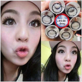 พร้อมส่ง คอนแทคเลนส์  icy-x , Chimmer , Shimmer  (สีเทา / สีน้ำตาล) ตาโต บิ๊กอายส์ สายแบ๊ว