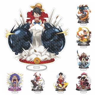 Kuhong Anime Figure One Piece Arcylic Stand Model Plate Desk Decor Toy Gift