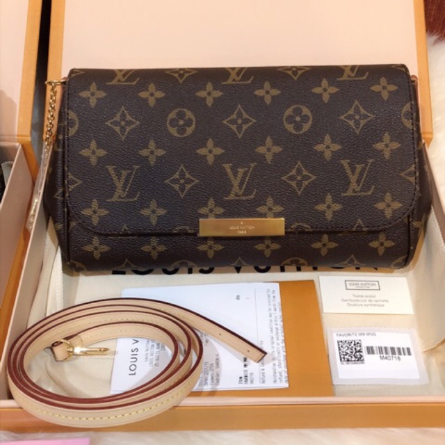 🎁 New Lv Favorite mm mono dc19 full set with gift receipt