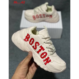 รองเท้าผ้าใบผู้หญิง รองเท้าMLB รองเท้าBOSTON สินค้าใหม่ล่าสุด! HOT🔥ยอดขายอันดับ1⭐️รองเท้าผู้หญิง รองเท้าผ้าใบสตรีทแฟชั่น