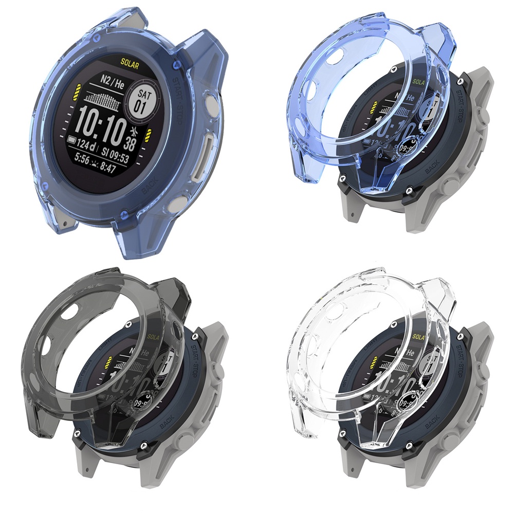 ตัวป้องกันสําหรับ Garmin Descent G1 G2 ฝาครอบสมาร์ทวอทช์ Soft TPU กรอบเกราะป้องกัน