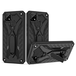 ส่งจากไทย เคสเรียวมี Case Realme Note50 C35 C21Y C25 C21 C12 9i C11 C3 Realme 6 กันกระแทก เคสหุ่นยนต์ ไฮบริด มีขาตั้ง