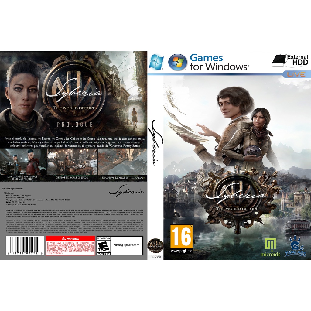 Syberia: The World Before – เกมพีซี Deluxe Edition [Pendrive INSTALLATION]