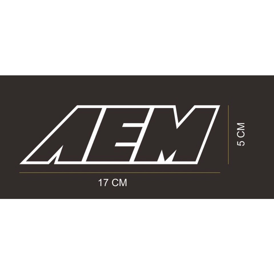 AEM สติ๊กเกอร์ตัดรถยนต์
