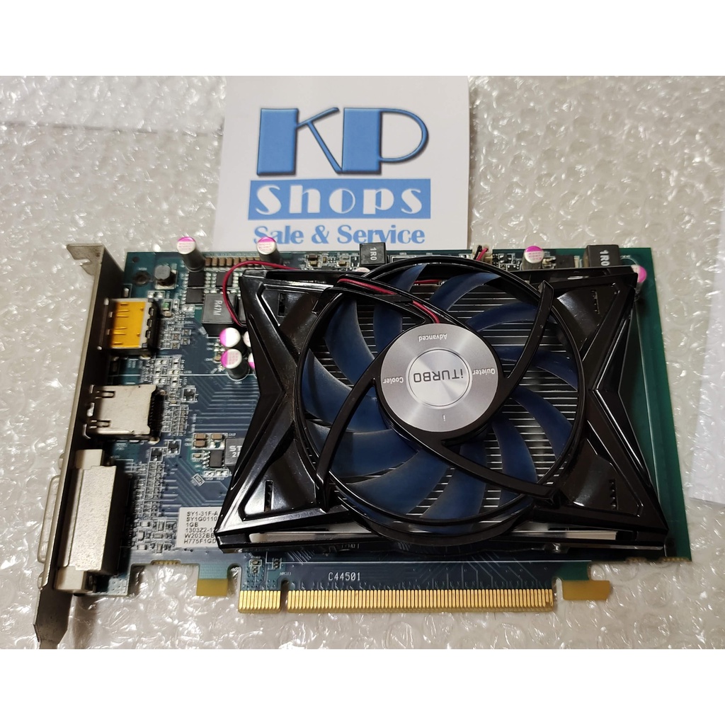 การ์ดจอมือสอง AMD Redeon HD7700 DDR5 1GB 800Mhz VGA Card DP-Port+DIV+HDMI