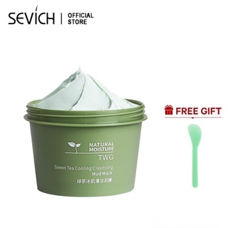 SEVICH มาสก์ชาเขียวทําความสะอาดล้ำลึก ลดสิว ให้ความชุ่มชื้น Mud Mask 120g