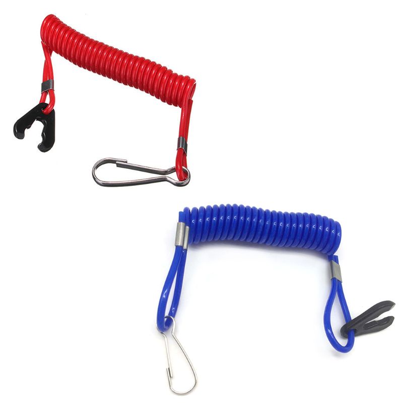 Okee เรือเครื่องยนต์ฉุกเฉินหยุดสวิทช์ Marine Safety Lanyard สายไฟ Universal Outboard เครื่องยนต์มอเตอร์ Lanyard เปลี่ยน Pa