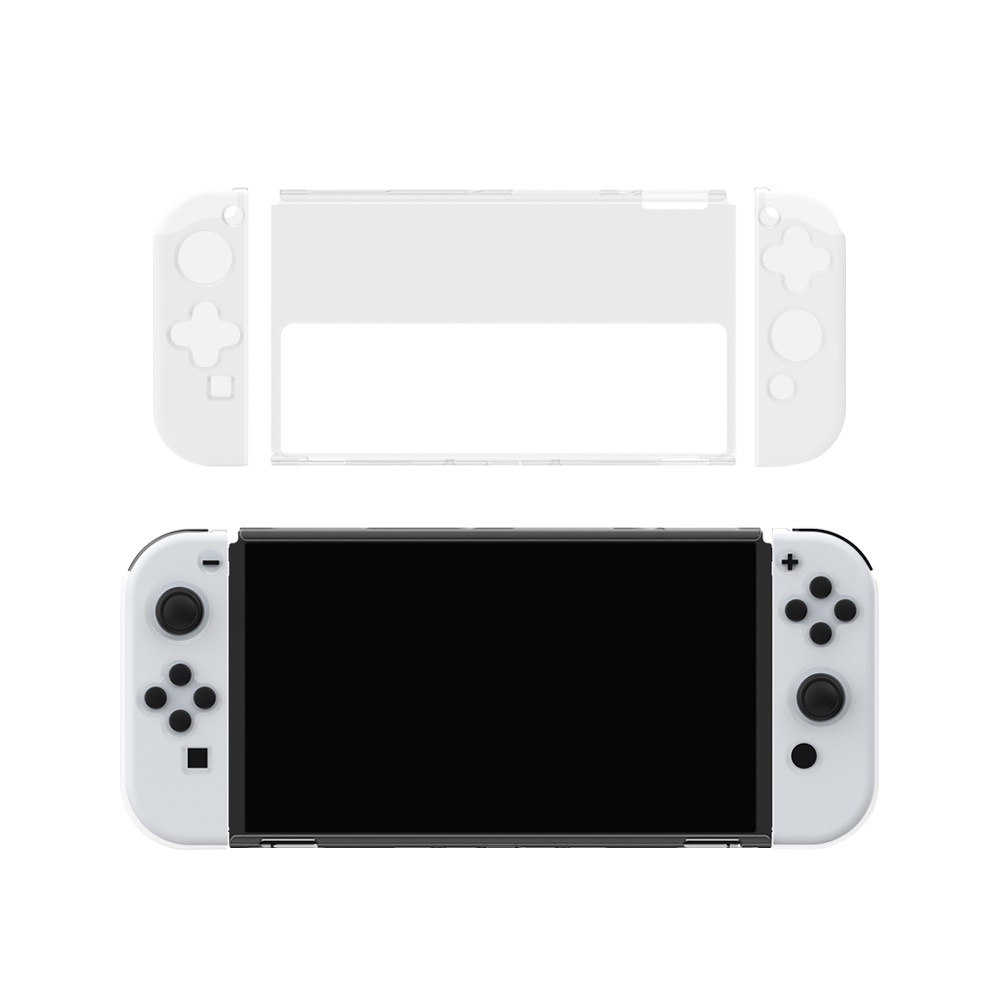 เคสใสNintendo Switch OLED ตรงจอย ของแท้ DOBE TNS-1133B บางและเคสกลางเป็นกรอบใส่
