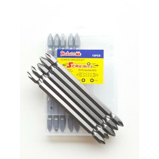 ดอกไขควงลมหัวแฉก สองปลาย Makato 2x110