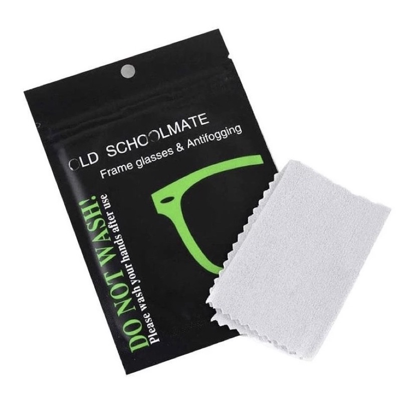 OLD SCHOOLMATE MICROFIBER ( ผ้าไมโครไฟเบอร์สําหรับทําความสะอาดแว่นตา ผ้าเช็ดทำความสะอาดอเนกประสงค์ ราคา ถูกที่สุด ดีลบีเคเค