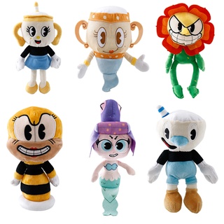 ของเล่นตุ๊กตาฟิกเกอร์ อนิเมะ Cuphead Mugman The Ghost Ms. Chalice The Devil King Dice Stuffed Plushie Doll Adventure Game ของเล่นคอสเพลย์ ของขวัญสําหรับเด็ก วันเกิด ตกแต่งในตํานาน Ornam