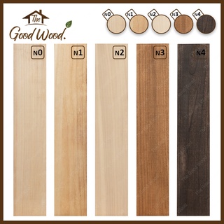 ชั้นวางของ ไม้เพาโลเนีย หนา 30mm. กว้าง 15-20 cm.ยาว 40-80 cm. เกรดAA ลายธรรมชาติ The good wood ไม้ PAULOWNIA วางหนังสือ