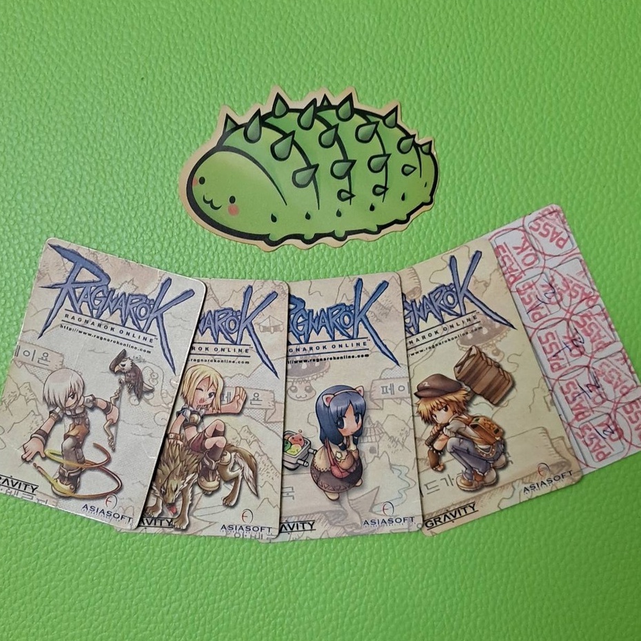 บัตรสะสมชั่วโมง การ์ด Ragnarok online หายาก ของสะสมย