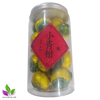 Min Xin Jian Tangerine Orange Puer Tea (ชา พู่เอ๋อ ในผลส้ม ) 15 ลูก / ขวด