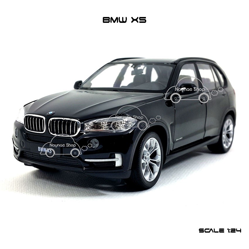 โมเดลรถ BMW X5 สีดำ (Scale 1:24)