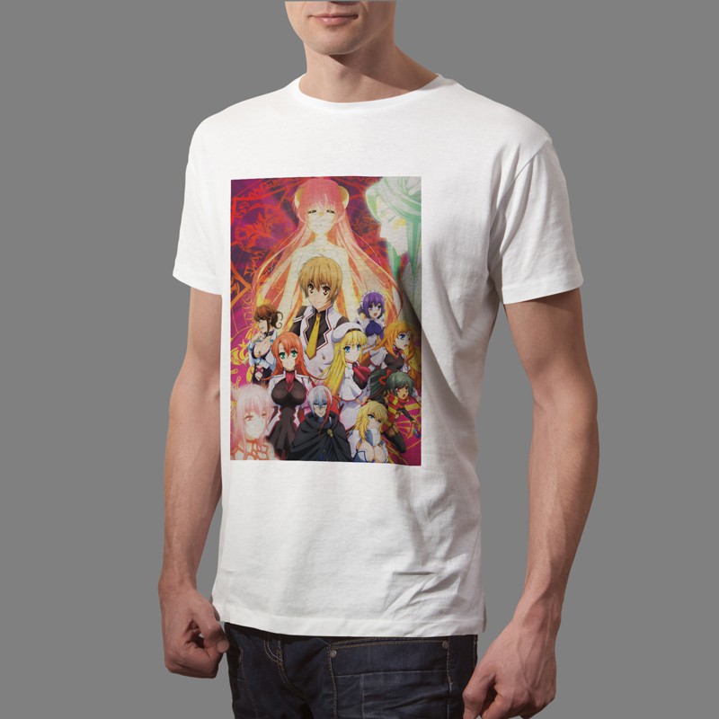 KATUN Seikoku no Dragonar New Dragonar Academy เสื้อยืดลําลองผ้าฝ้ายวัสดุเสื้อยืด Unisex