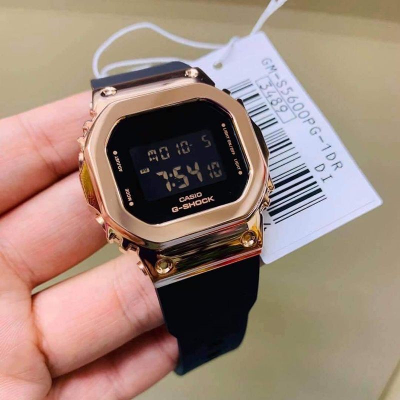 G-Shock GM-S5600PG-1 ดำพิงค์โกลด์