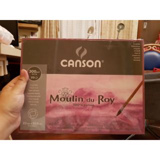 สมุดระบายสีน้ำ Moulin du Roy ของ Canson ปกสีม่วง