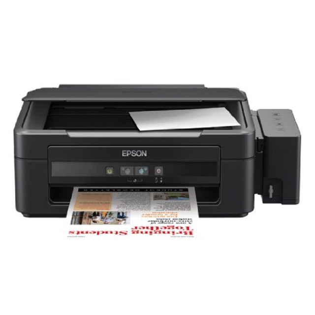 ปริ้นเตอร์ Epson L210 พร้อมหมึกแท้ 4 ขวด 2,500฿ #เครื่องพิมพ์ #ปริ้นเตอร์ #ปริ้นเตอร์มือสอง #ปริ้นเต