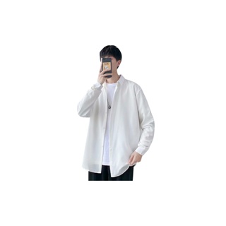 โปรโมชั่น : Mens Shirts เสื้อแขนยาวผู้ชาย【kin18】เสื้อเท่ๆชาย มีหลายสีให้เลือก