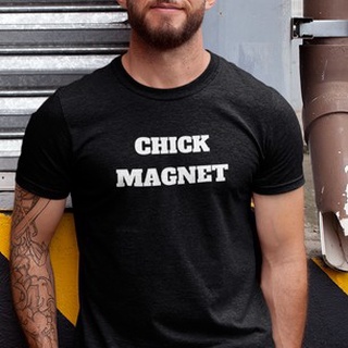 เสื้อยืดผ้าฝ้าย เสื้อยืดลําลอง แขนสั้น คอกลม พิมพ์ลาย Lelaki Chick Magnet เข้ากับทุกการแต่งกาย สําหรับผู้ชาย 968992