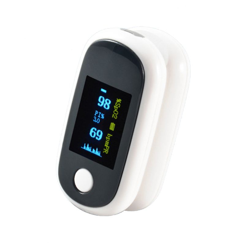 Rechargeable USB Finger Clip Fingertip Pulse Oximeter Heart Rate PI ...