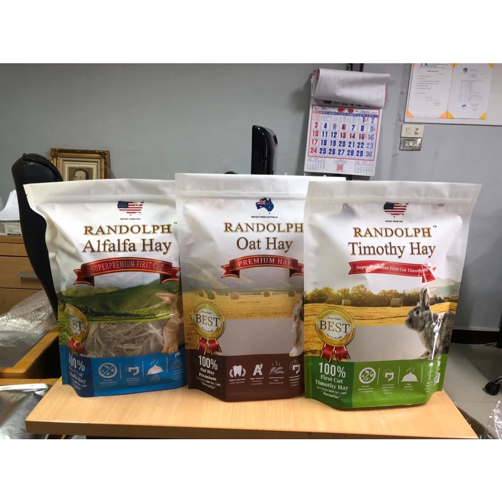 CatHoliday หญ้าแห้ง Randolph เกรดซุปเปอร์พรีเมียม สำหรับกระต่าย และสัตว์ฟันแทะ - รูปที่ 2