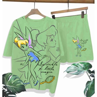 เสื้อยืดพิมพ์ลาย MOTIF TINKERBELL สําหรับผู้หญิง