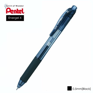 Pentel ปากกาหมึกเจล เพนเทล Energel X 0.5mm - หมึกสีดำ