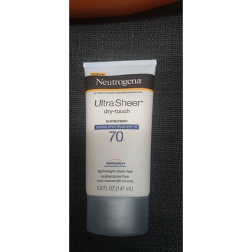 ครีมกันแดด Neutrogena spf 70