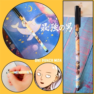 ❣️ปากกา ONE PUNCH-MAN 1 ชิ้น❣️ปากกาหมึกเจล ลายการ์ตูนอนิเมะ Saitama สําหรับโรงเรียน สํานักงาน