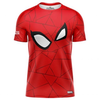 [ THRUNSEP1 ลด60บาท ] Thairun(ไทยรัน) เสื้อออกกำลังกายสำหรับการวิ่ง MARVEL Spidey ลิขสิทธิ์แท้