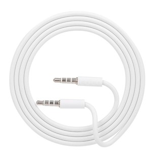 3.5mm Jack Auxiliary Audio Cable Male to Male Stereo Audio Extension Cord,White