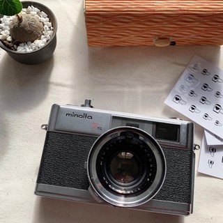 กล้องฟิล์ม minolta himatic 7s สภาพใหม่ทำงานเต็มระบบพร้อมส่ง