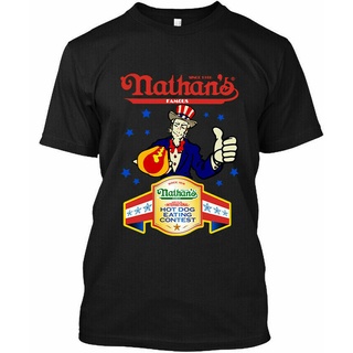 เสื้อยืดโอเวอร์ไซส์เสื้อยืดลําลอง แขนสั้น พิมพ์ลาย Nwt Joey Chestnut Nathans Hot Dog เข้ากับทุกการแต่งกาย สไตล์เรโทร สํ