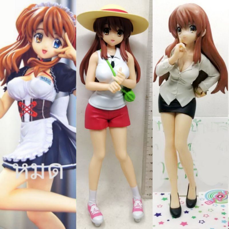 (แท้/มือ2) SEGA Haruhi Suzumiya Series Asahina Mikuru Waitress Ver. Miyazawa Model Ver. (Black) (PVC