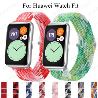 สายนาฬิกาข้อมือไนล่อน แบบนิ่ม ระบายอากาศได้ดี แบบเปลี่ยน สําหรับ Huawei Watch Fit Band 2022