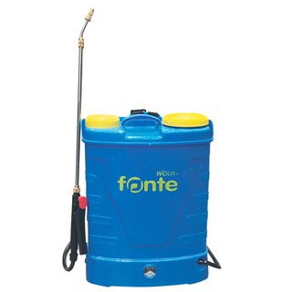 FONTE เครื่องพ่นยาแบตเตอรี่ รุ่น HY-20L ขนาด 20 ลิตร สีฟ้า - เหลือง FONTE Battery Sprayer HY-20L Size 20 Liter Blue - Ye