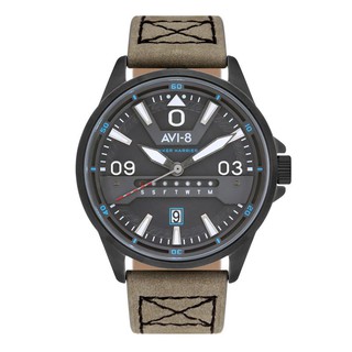 AVI-8 นาฬิกาผู้ชาย นักบิน | HAWKER HARRIER II | AV-4063-03 นาฬิกาที่มีเอกลักษณ์สุดๆ