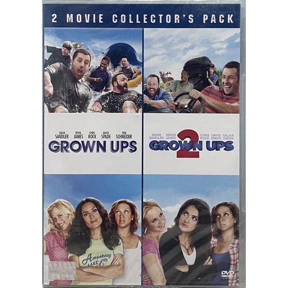 (DVD 2 Movie Collector's Pack) Grown Ups + Grown Ups 2 / ขาใหญ่ วัยกลับ + ขาใหญ่ วัยกลับ 2 (ดีวีดี)
