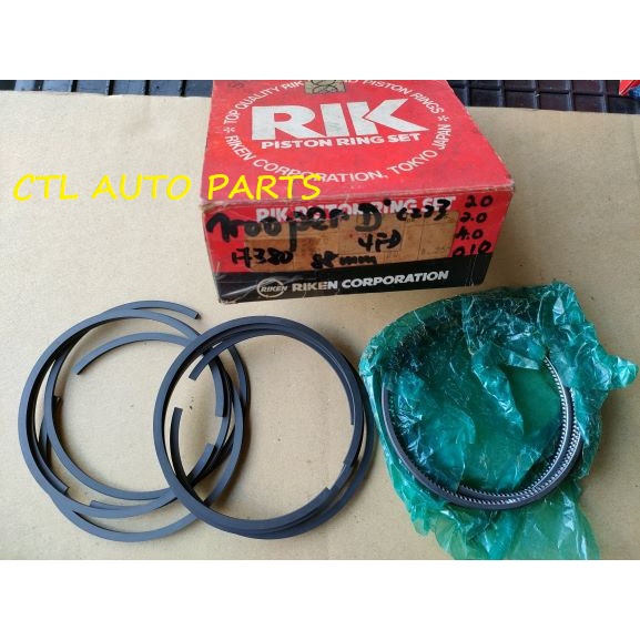 ISUZU TROOPER-C223 CARGO WFR-4FD PISTON RING ชุด 0ver ขนาด 0.25(010) RIK-17380