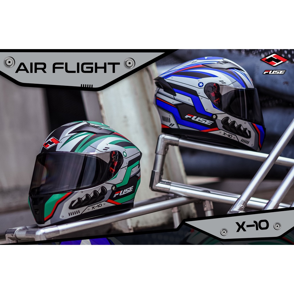 หมวกกันน็อค FUSE RAZOR 2021 ลายใหม่ล่าสุด แถมฟรีผ้าบัฟ - babybike9 ...