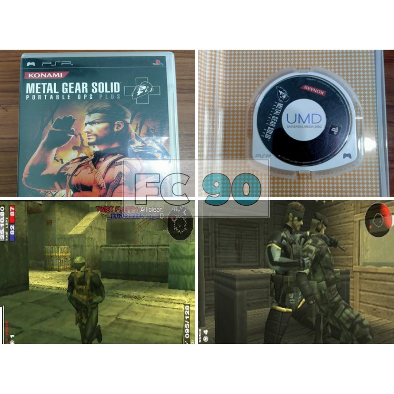 แผ่นเกมส์เมทัลเกียร์ Metal Gear Solid Portable Ops  [PSP] แผ่นแท้มือสอง  เครื่องPSP  สำหรับนักเล่นเกมและนักสะสมเกมยุค 90