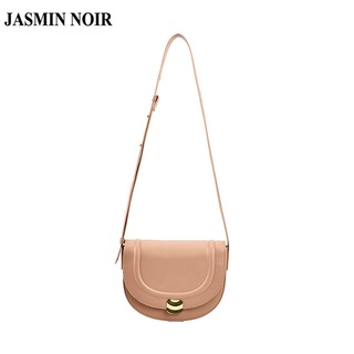 Jasmin NOIR กระเป๋าสะพายไหล่ สะพายข้าง หนัง PU มีตัวล็อก สําหรับผู้หญิง