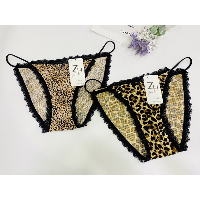 กางเกงชั้นในบิกินีลายเสือZH.8814 - รูปที่ 2