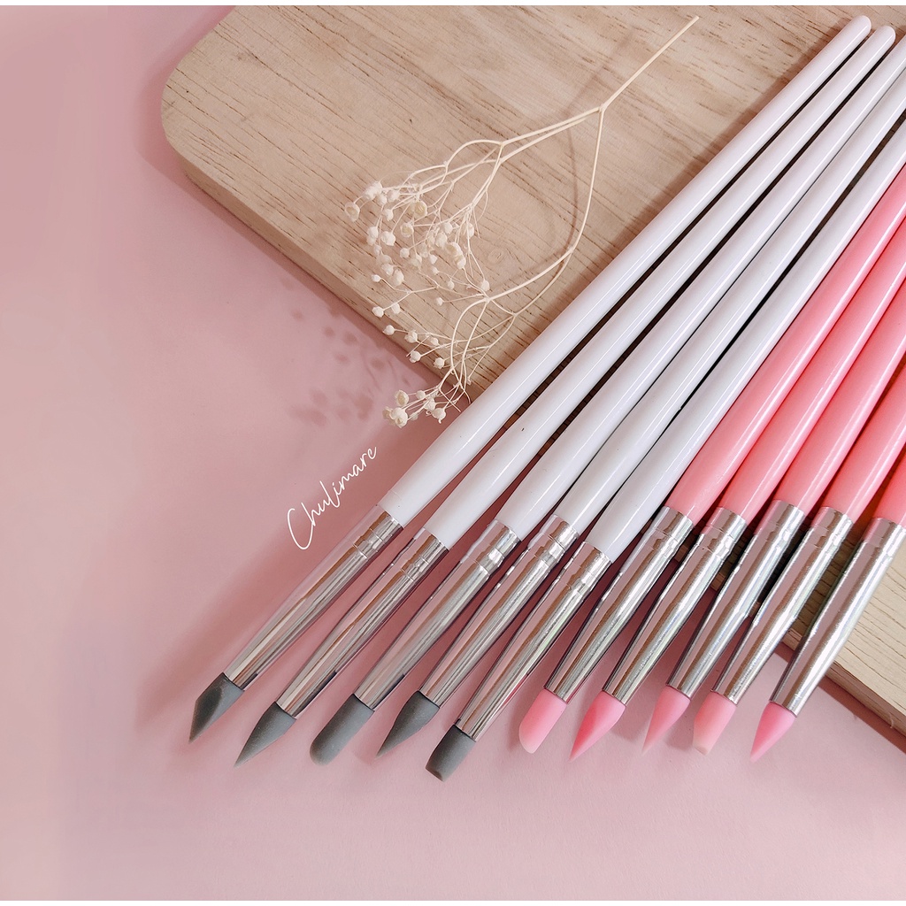 ชุดเซ็ตแปรงซิลิโคน แปรงทำเรซิ่น  5 ด้ามต่อชุด