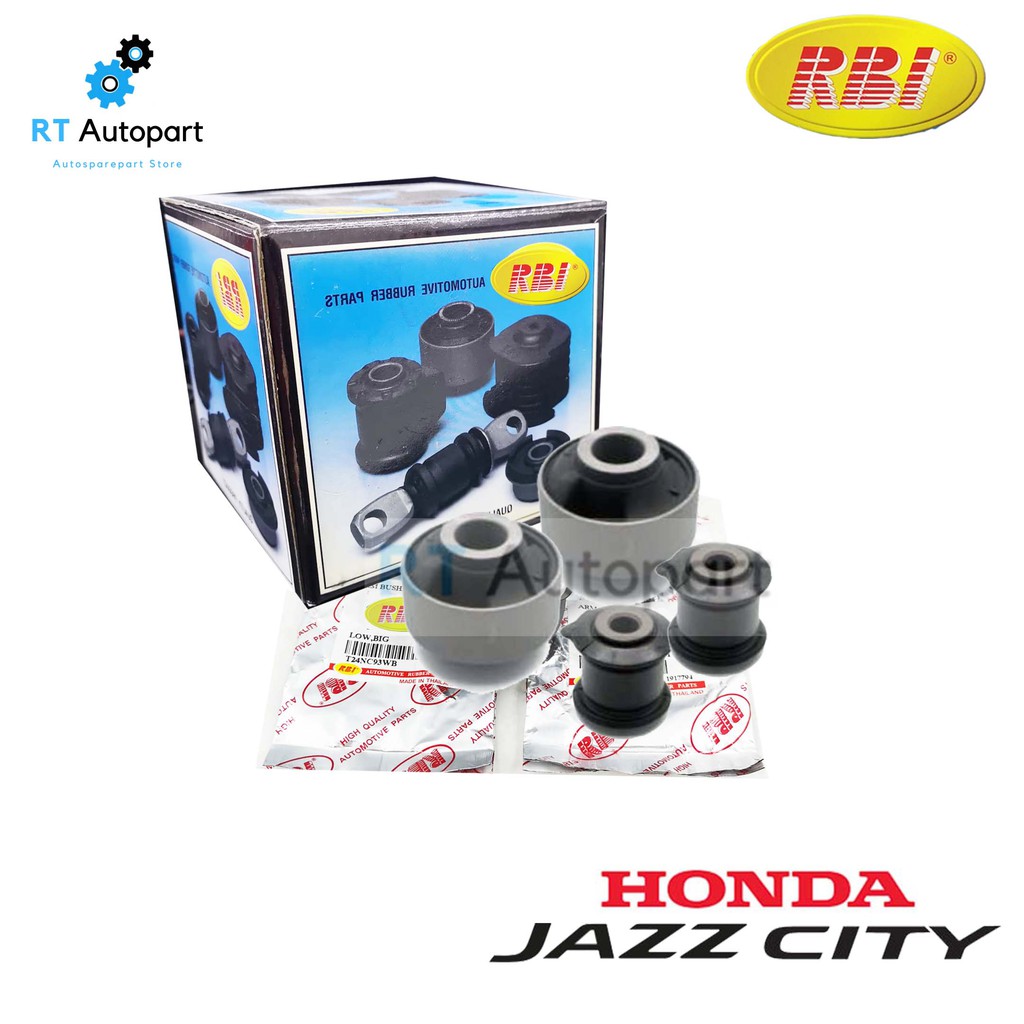 RBI บูชปีกนก Honda Jazz GD City ZX ปี03-08 / บูชปีกนกล่าง แจ๊ส ซิตี้ / 51391-SEL-01 / 51392-SEL-T001