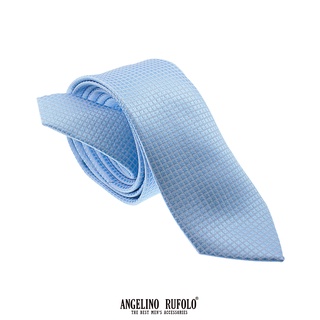 ANGELINO RUFOLO Necktie(NTS-จุด01,02,13) เนคไทผ้าไหมทออิตาลี่คุณภาพเยี่ยม ดีไซน์ Dot สีเทอควอยซ์/สีม่วง/สีฟ้า/สีชมพู